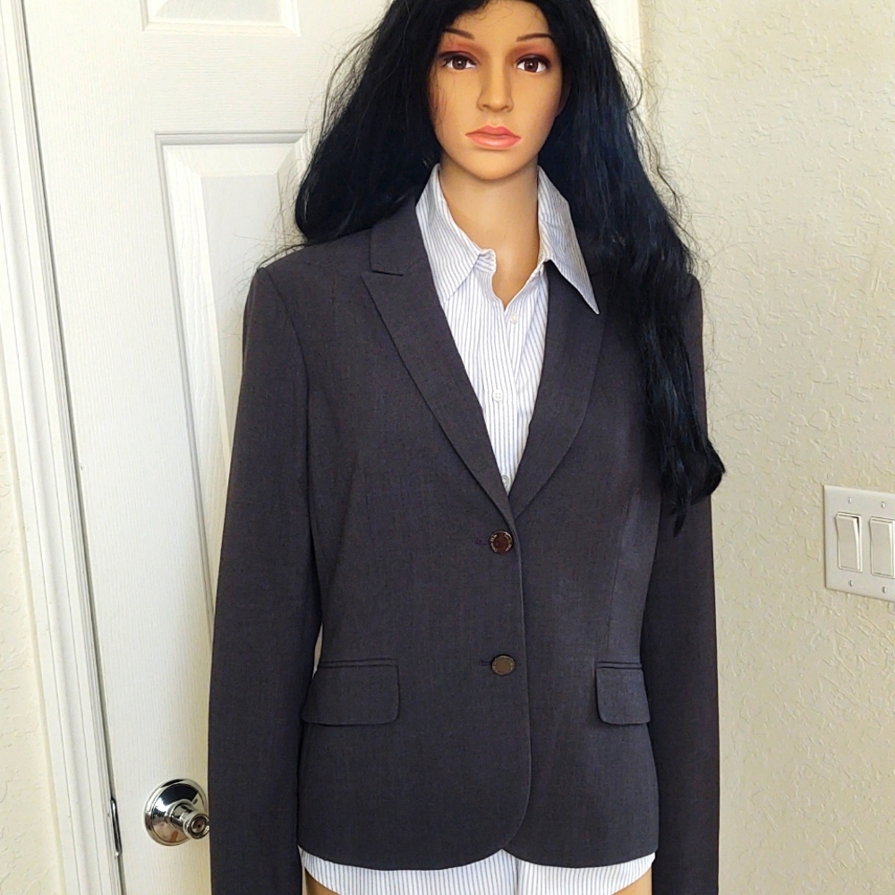 Calvin Klein Charcoal Gray Suit Coat